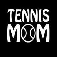Creative Concept Ideas Tennis Mom Decal Vinyl Sticker|Cars Trucks Vans Walls Laptop| White |5 x 3 in|CCI1298