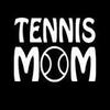 Creative Concept Ideas Tennis Mom Decal Vinyl Sticker|Cars Trucks Vans Walls Laptop| White |5 x 3 in|CCI1298 view 1
