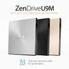 Asus SDRW-08U9M-U ZENDRIVEU9M Silve, 90DD02A2-M29000 view 3