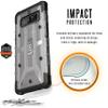 URBAN ARMOR GEAR [UAG Samsung Note 8 Plasma Feather-Light Rugged [Ice] Military Drop Tested Phone Case view 3