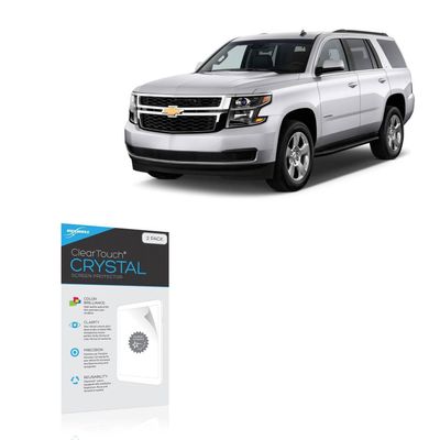 BoxWave Screen Protector Compatible with Chevrolet 2017 Tahoe Display (8 in) - ClearTouch Crystal (2-Pack), HD Film Skin - Shields from Scratches