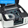 5PK D1 Label Cassette 45801 Blue on Clear Compatible with Dymo Label Maker Cassette Compatible for LabelManager 350D 400 500TS(3/4"W x 23'L) view 2