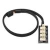 CoCocina 4P Female to 4-Port Male PC Host Case CPU PC Fan Hub Cable for Multi Way PWM Fan view 3