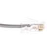 ACL 25 Feet RJ45 (8P/8C) Male to Male Telephone Flat Cable (Data), Reverse, Silver Satin, 1 Pack view 2