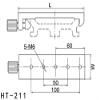 HT-211 Optical Slider Optical Rail Carrier 135mm  40mm view 4