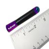NEO CHROME NEOCHROME with BLACK Real CARBON FIBER CNC Machined Billet Aluminum Short 3" inch Antenna for Honda Element DX EX LX view 2
