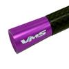 VMS RACING PURPLE with BLACK Real CARBON FIBER CNC Machined Billet Aluminum Short 3" inch Antenna Compatible with Nissan 350Z Fairlady Z Nismo view 3
