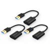 CableCreation 3-Pack USB C to USB Adapter, 5Gbps USB 3.1 to USB C Adapter view 1