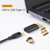 CableCreation USB C Female to USB Male Adapter, USB 3.1 5Gbps USB C to A Adapter Female for Laptops Logitech StreamCam VR Link for Charging view 3