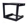 Raising electronics 12U Wall Mount Open Frame 19 Inch Server Equipment Rack Threaded 15 Inch Depth Black (12U) view 1