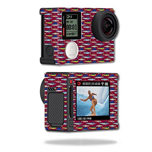MightySkins Skin Compatible with GoPro Hero4 Silver Edition Saltwater Collage | Protective, Durable, and Unique Vinyl Decal wrap Cover | Easy to Apply, Remove, and Change Styles | Made in The USA