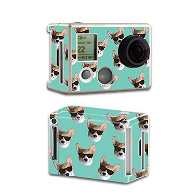 MightySkins Skin Compatible with GoPro HD Hero2 Cool Corgi | Protective, Durable, and Unique Vinyl Decal wrap Cover | Easy to Apply, Remove, and Change Styles | Made in The USA