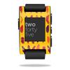 MightySkins Skin Compatible with Pebble Smart Watch Feathers | Protective, Durable, and Unique Vinyl Decal wrap Cover | Easy to Apply, Remove, and Change Styles | Made in The USA view 1