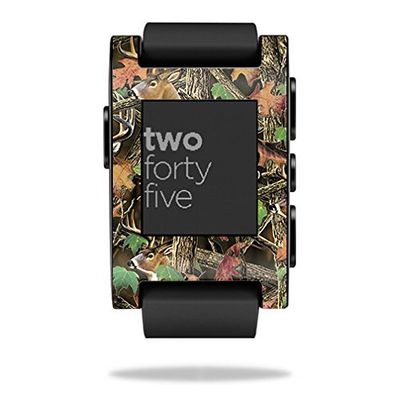 MightySkins Skin Compatible with Pebble Smart Watch Buck Camo | Protective, Durable, and Unique Vinyl Decal wrap Cover | Easy to Apply, Remove, and Change Styles | Made in The USA
