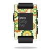 MightySkins Skin Compatible with Pebble Smart Watch  Hippie Flowers | Protective, Durable, and Unique Vinyl Decal wrap Cover | Easy to Apply, Remove, and Change Styles | Made in The USA view 1