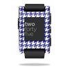 MightySkins Skin Compatible with Pebble Smart Watch  Blue Houndstooth | Protective, Durable, and Unique Vinyl Decal wrap Cover | Easy to Apply, Remove, and Change Styles | Made in The USA view 1