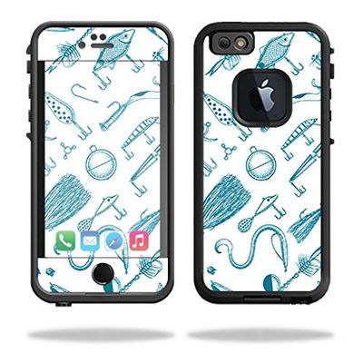 MightySkins Skin Compatible with LifeProof iPhone 6 fre Teal Lures | Protective, Durable, and Unique Vinyl Decal wrap Cover | Easy to Apply, Remove, and Change Styles | Made in The USA