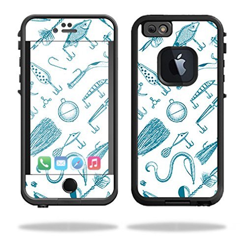 MightySkins Skin Compatible with LifeProof iPhone 6 fre Teal Lures | Protective, Durable, and Unique Vinyl Decal wrap Cover | Easy to Apply, Remove, and Change Styles | Made in The USA
