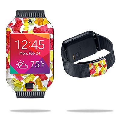 MightySkins Skin Compatible with Samsung Galaxy Gear 2 Neo Watch Gummy Bears | Protective, Durable, and Unique Vinyl Decal wrap Cover | Easy to Apply, Remove, and Change Styles | Made in The USA
