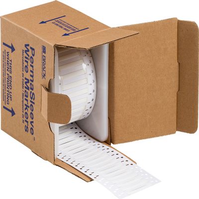 PermaSleeve Heat Shrink Tubing 2" x 0.235" H, Polyolefin, White (Pack of 1000)