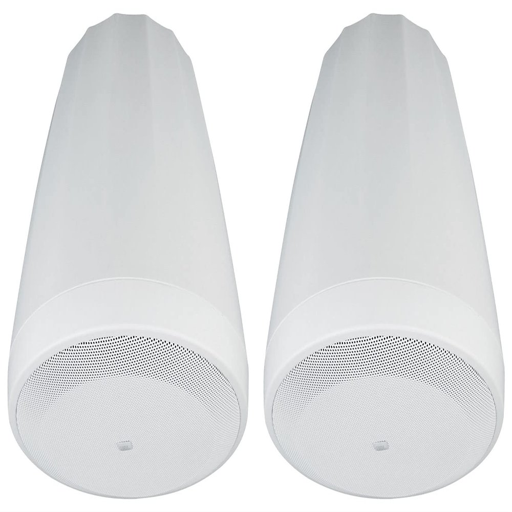 JBL Professional C64P/T-WH Compact Full-Range Hanging Pendant Loudspeaker, White, Sold as Pair