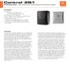 JBL Professional Control 28-1L indoor, outdoor speaker, landscape, broad coverage, 8 inch woofer, 120 watt direct 8 setting, background, foreground, weatherproof. Sold as a Pair. Black view 2