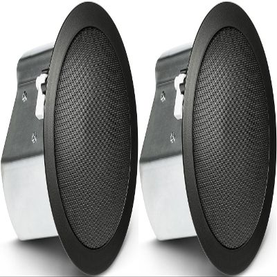 JBL Professional Control 18C/T Two-Way 8-Inch Coaxial Ceiling Loudspeaker, White, Sold as Pair