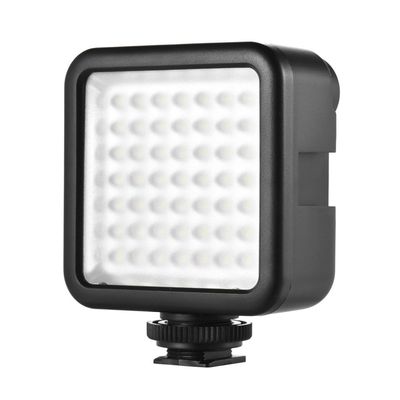 Andoer Andoer W49 Mini Interlock Camera LED Panel Light Dimmable Camcorder Video Lighting with Shoe Mount Adapter for Canon Nikon Sony A7 DSLR