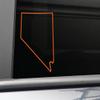 Nashville Decals Nevada Vinyl Decal Laptop Car Truck Bumper Window Sticker, 6" x 4", Orange view 1