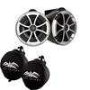 Wet Sounds ICON8-BX ICON Series X-Mount Wake Tower Speakers (Pair) Suitz8 Speaker Covers view 2