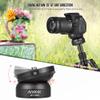 Andoer Tripod Leveling Base with Bubble Level for Canon Nikon Sony DSLR Camera view 2