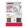 Satco Lighting S9383-6.5 Watt LED MR16 Dimmable Light Bulb - 3000K - GU10 Bi Pin Base - 120 Volt - 40 Degree Beam Angle - Energy Star Certified (6 LED Light Bulbs) view 4