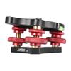 Andoer Tripod Leveling Base Leveler Tri-wheel Leveler with Bubble Level Bag for Canon Nikon Sony DSLR Camera view 3