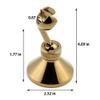 TINTON LIFE Universal Bathroom Adjustable Shower Head Wall Mount Holder Base Removable Bracket Shower Head Adapter for Kids or Adults(Triangle Titanium Gold) view 4