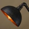 RUNNUP Industrial 25" Width Vintage Retro Hanging Steam Punk Dome Shaped Island Light in Black Finish 2 Lights view 4