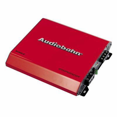 Audiobahn 2 Channel Amplifier Red