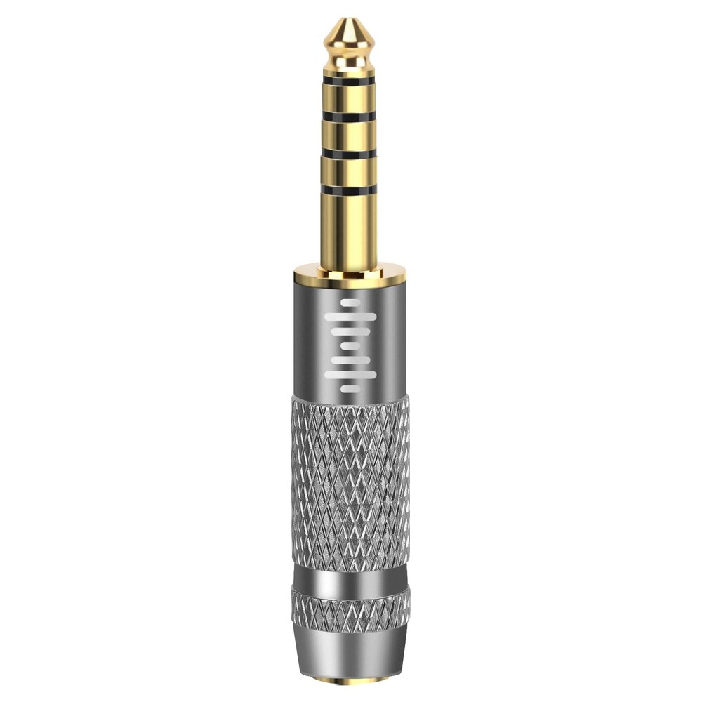 GEEKRIA 4.4mm Male to 2.5mm Balanced Female Headphones Adapter for 2.5mm 4-Pole Cable Connected to 4.4mm Player Device, Aluminum Alloy Conversion Audio Plug, Gold Plated