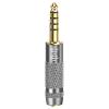 GEEKRIA 4.4mm Male to 2.5mm Balanced Female Headphones Adapter for 2.5mm 4-Pole Cable Connected to 4.4mm Player Device, Aluminum Alloy Conversion Audio Plug, Gold Plated view 1