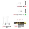 GEEKRIA 4.4mm Male to 2.5mm Balanced Female Headphones Adapter for 2.5mm 4-Pole Cable Connected to 4.4mm Player Device, Aluminum Alloy Conversion Audio Plug, Gold Plated view 3