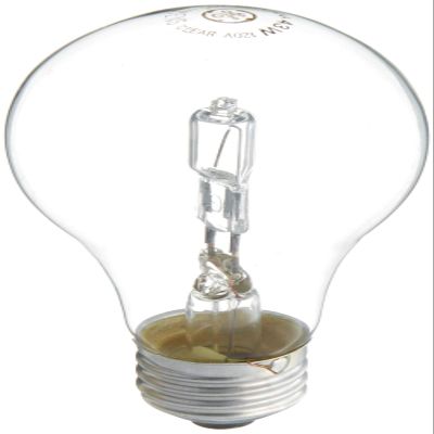 GE Lighting 043168787963 78796 43 Watt Clear A19 Halogen Light Pack of 3 (Each 2 Bulbs)