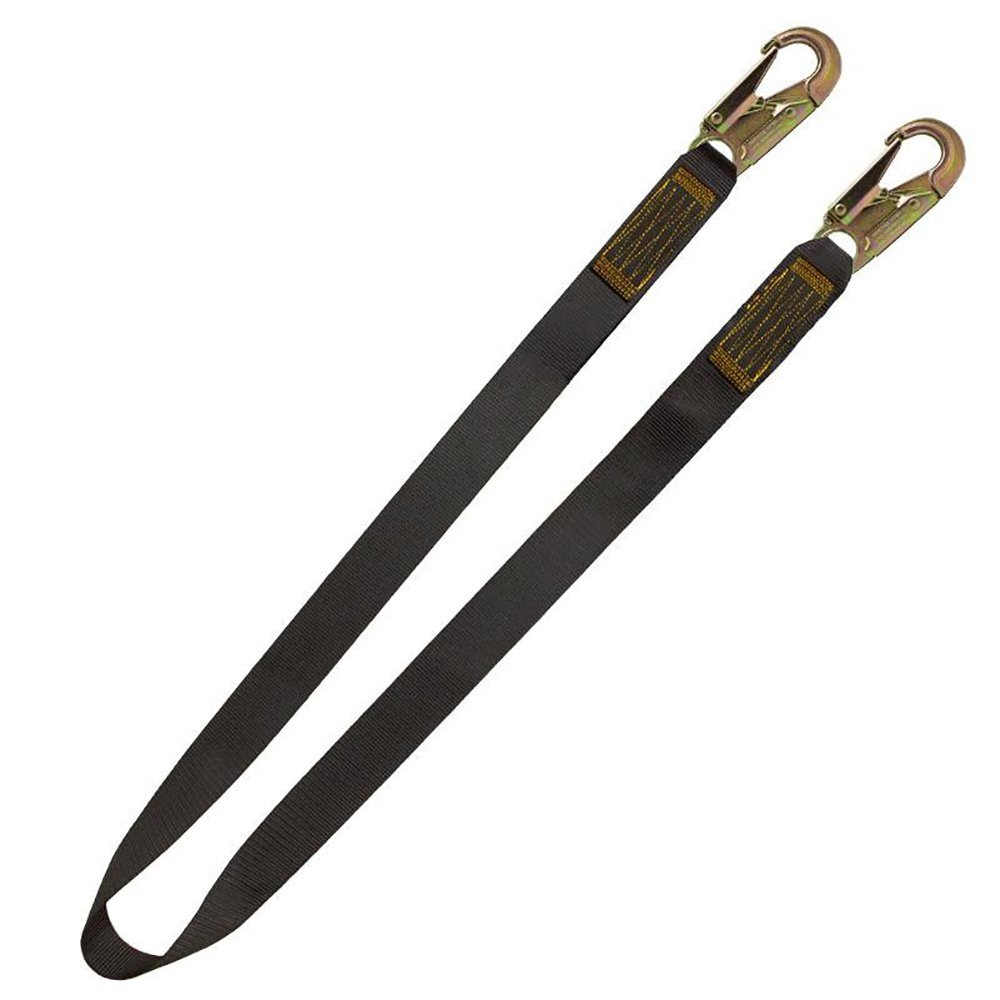 Madaco Roof Construction Fall Protection Heavy Duty Industrial Safety 6FT Snap Hook Lanyard ANSI OSHA L-613-33