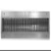 20" x 4" Galvanized Steel Spiral Duct Air Vent Grille Cover - Fully Adjustable Double Deflection HVAC Air Supply [Outer Dimensions: 22w X 6" h] view 1