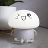 LuxLumi Mushroom Buddy LED Touch Night Light Silicone Dimmable Touch Battery Operated for Kids Room Baby Nursery Toddler Girls Boys Halloween view 1