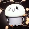LuxLumi Mushroom Buddy LED Touch Night Light Silicone Dimmable Touch Battery Operated for Kids Room Baby Nursery Toddler Girls Boys Halloween view 4