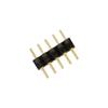 WAC Lighting LED-TC-MM Invisiled Male to Male 5-Pin Connector for Invisiled 24V Tape Light (Pack of 50) Black view 1