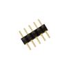 WAC Lighting LED-TC-MM Invisiled Male to Male 5-Pin Connector for Invisiled 24V Tape Light (Pack of 50) Black view 2
