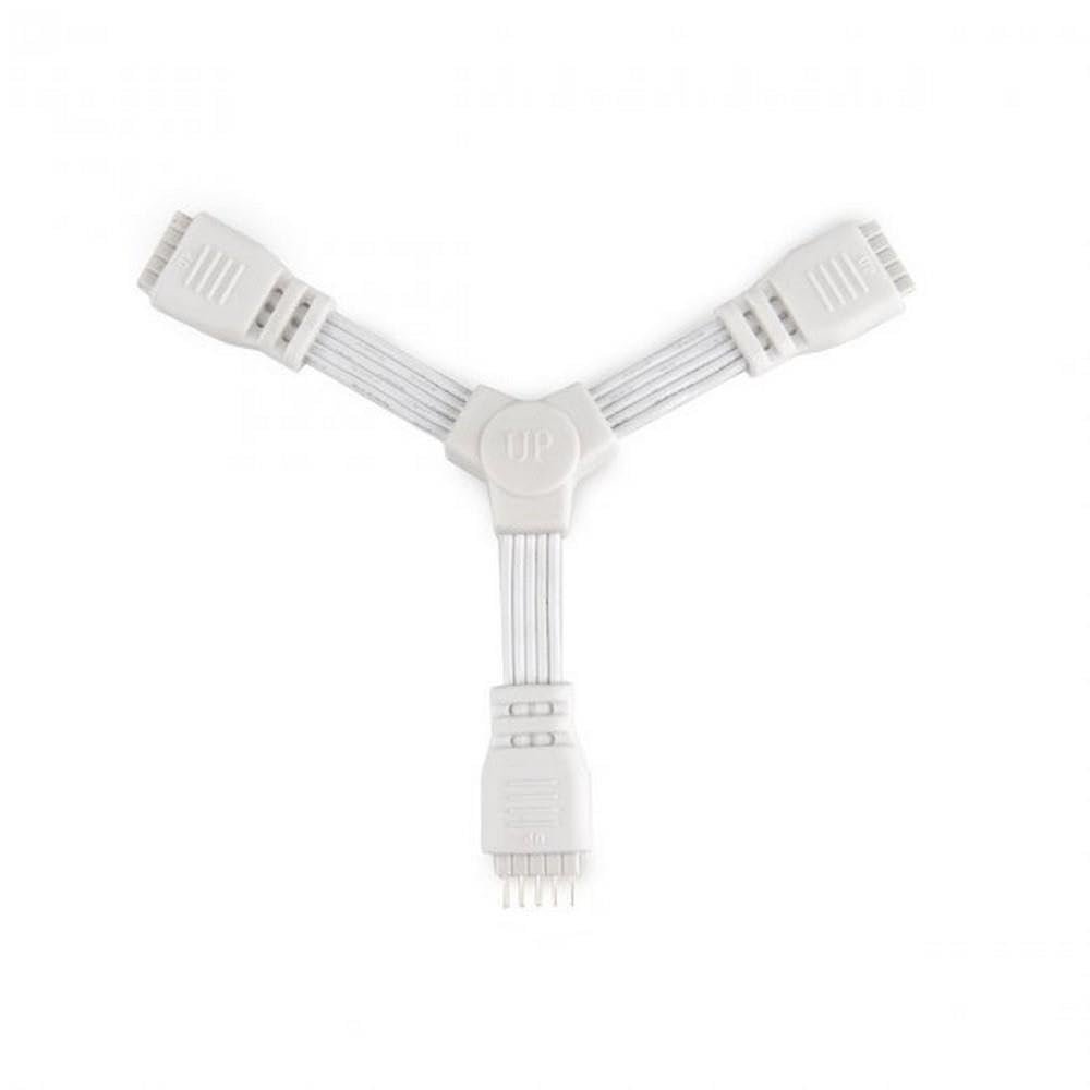 WAC Lighting LED-TC-Y-WT Invisiled Y-Connector for Invisiled 24V Tape Light in WhiteWhite
