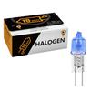 10 Pack Looks Like Xenon 20 Watt AC DC 12V Light Bulb Replacement JC G4 2Pin Base Halogen Desk Task Table Pendant Lamp 12 Volt 20W Bi-Pin Cool Clear Bright White Long Lifetime T3 Capsule Under Cabinet view 2