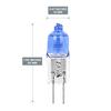 10 Pack Looks Like Xenon 20 Watt AC DC 12V Light Bulb Replacement JC G4 2Pin Base Halogen Desk Task Table Pendant Lamp 12 Volt 20W Bi-Pin Cool Clear Bright White Long Lifetime T3 Capsule Under Cabinet view 3