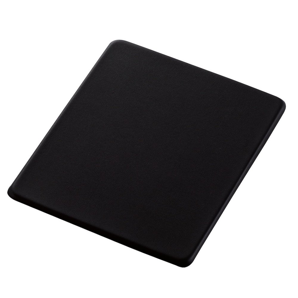 Elecom MP-SL01BK Mouse Pad, Soft Leather, Small, Black